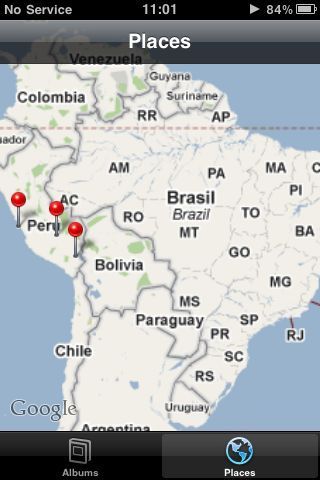 detailed map of paraguay. The 3 pins on the first map